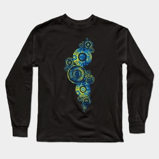 Aboriginal Art - Paisley Design Long Sleeve T-Shirt